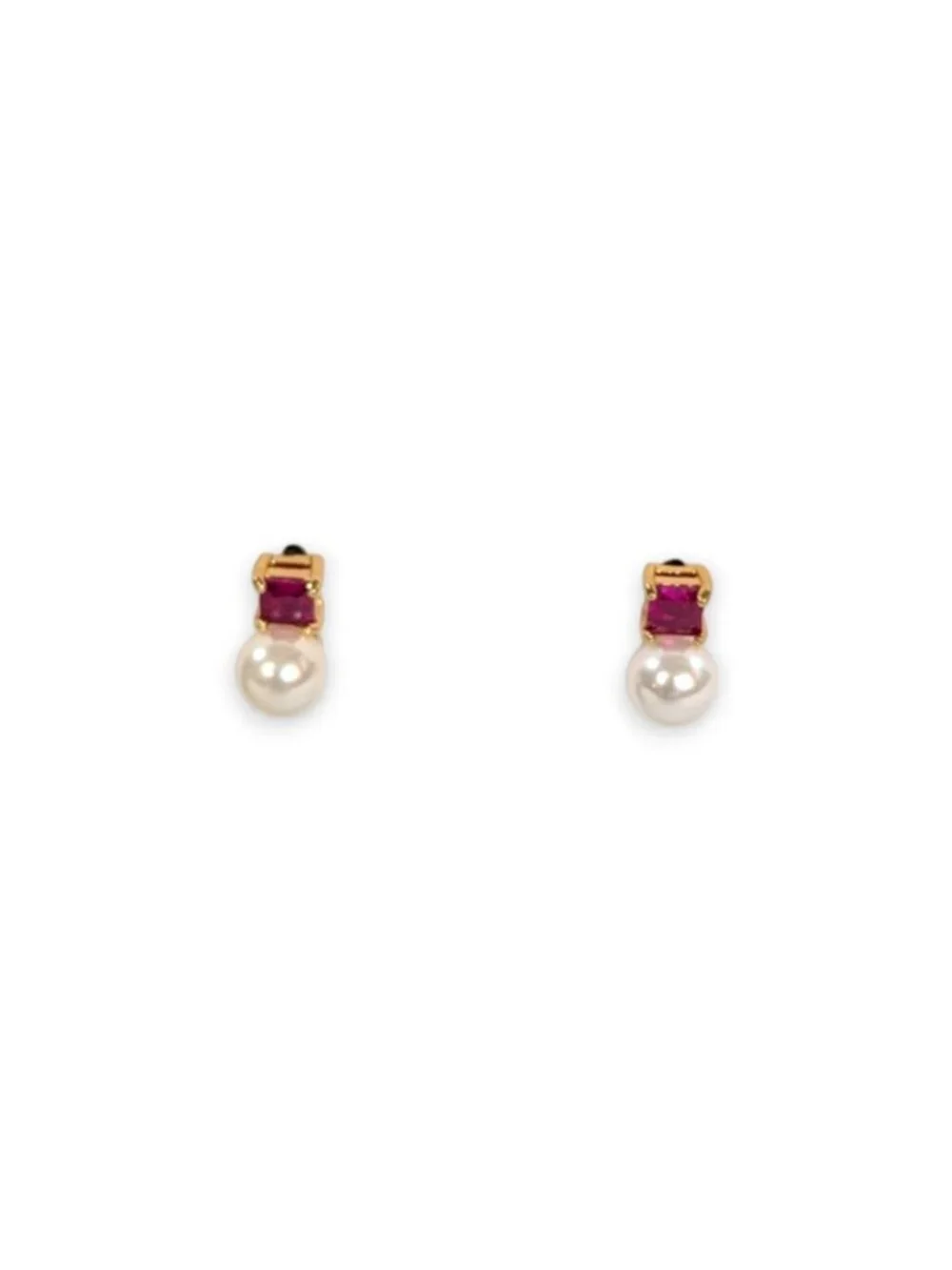 Kate Spade New York Cubic Zirconia Pearl And Rhinestone Earrings
